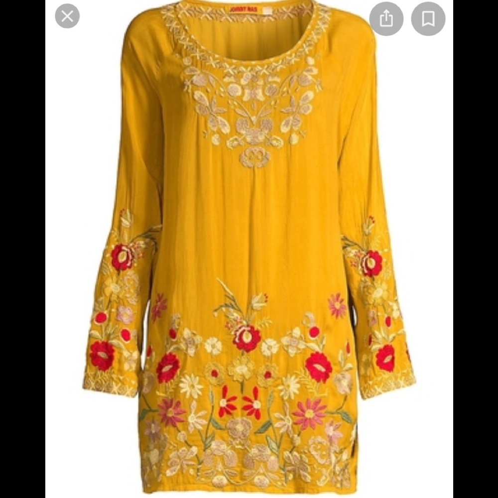 🌺Johnny Was Embroidered Tunic Size X-Large 🌺